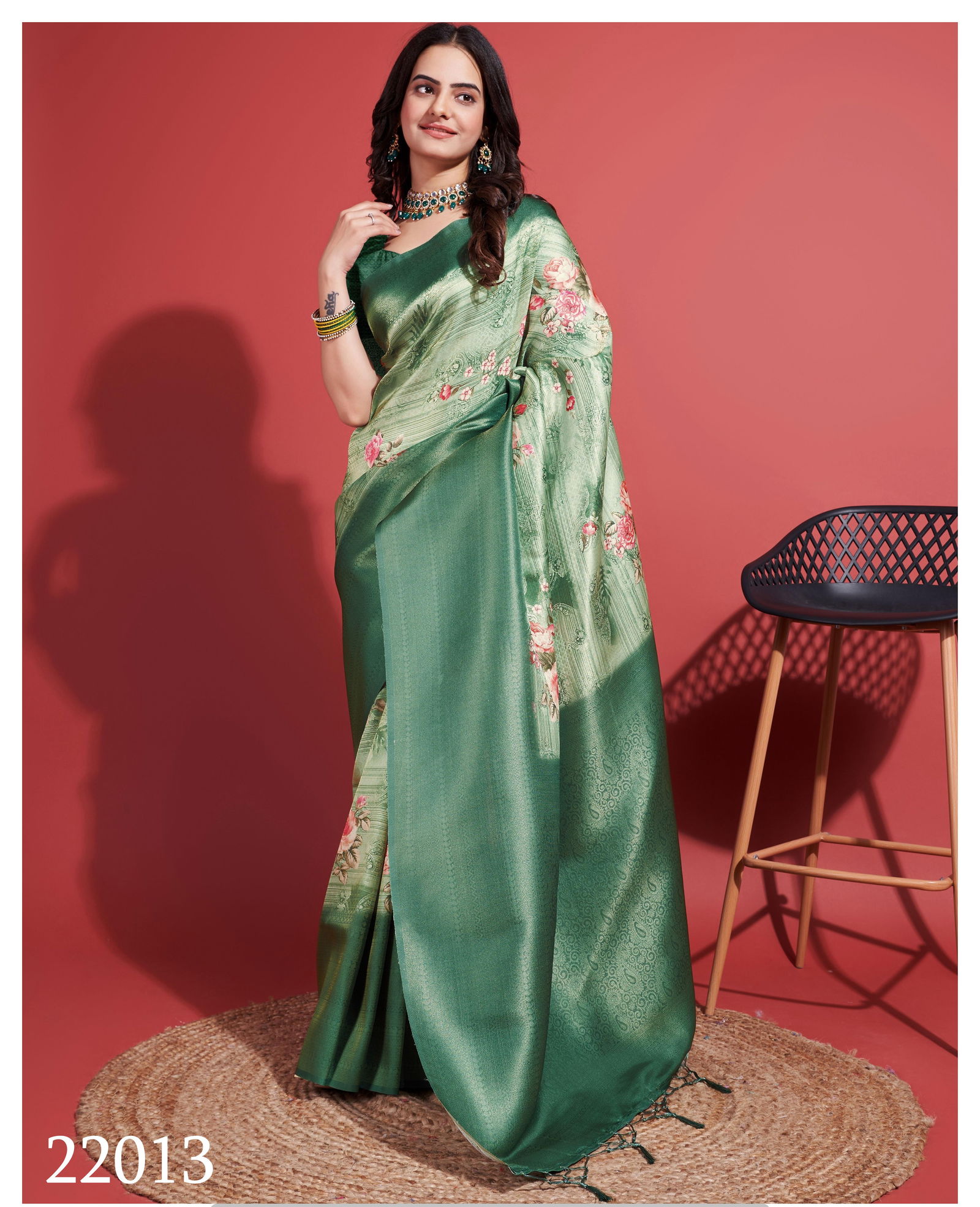 BK 8796 Dionne Vol 2 Pure Kuberapattu Digital Printed Sarees Wholesale Online